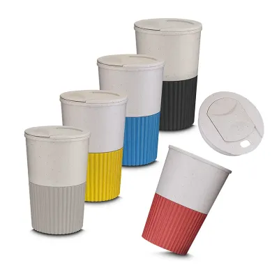 Copo Plástico em Fibra de Trigo 400ml