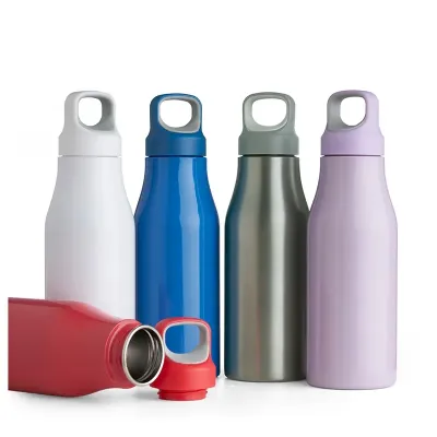 Garrafa Inox 650ml: opções de cores