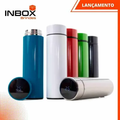 Garrafa em aço inox parede dupla 450ml