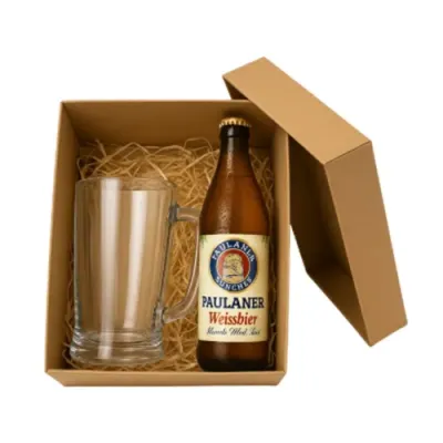 Kit com caneca e cerveja