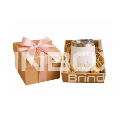 Kit Copo Térmico em caixa de MDF - 1