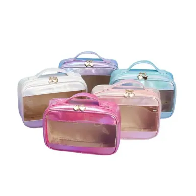 Necessaire Holográfica Impermeável - opções de cores