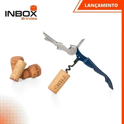 Saca Rolhas Metal com 2 Estágios