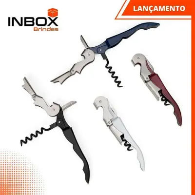 Saca Rolhas Metal com 2 Estágios