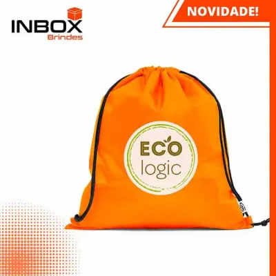 PEMBA. Sacola tipo mochila em rPET