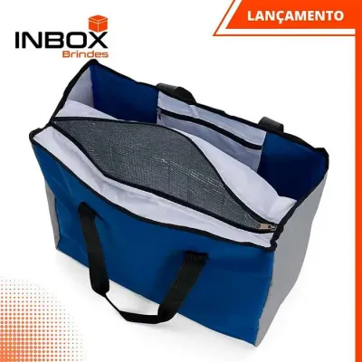 Sacola Poliéster 25L com Bolso Térmico