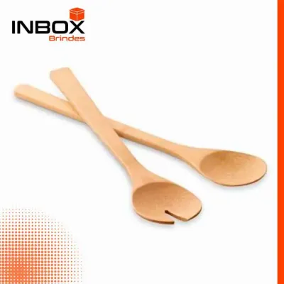 Conjunto de 2 talheres para salada