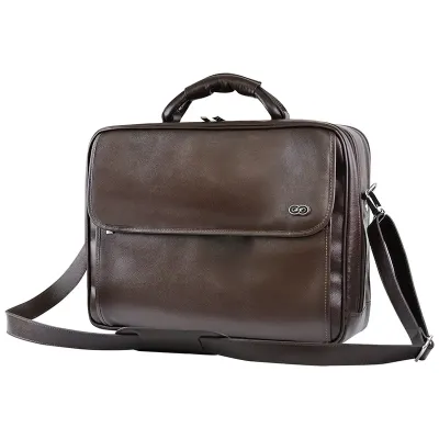 Maleta para notebook marrom