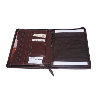 Pasta convenção com porta bloco.