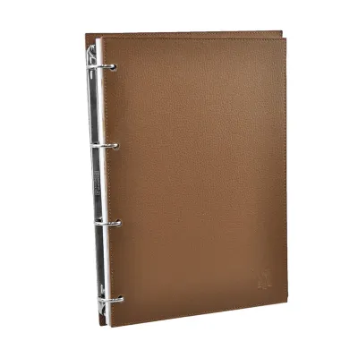 Porta bloco de rascunho em couro