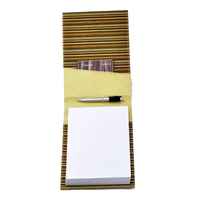 Porta bloco de rascunho com 200 folhas sem impressão