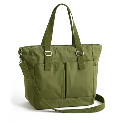 Sacola em nylon verde