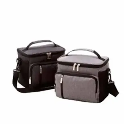 Bolsa térmica para alimentos e bebidas com alça de mão e de ombro 