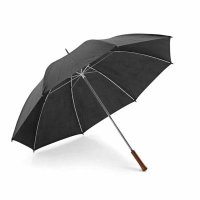 Guarda-chuva de golfe. Poliéster 190t. Pega em madeira. Ø1270 mm | 965 mm