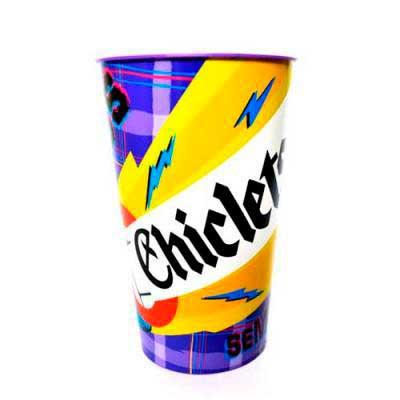 Copo plástico com personalização in mold label (gravação 360º).