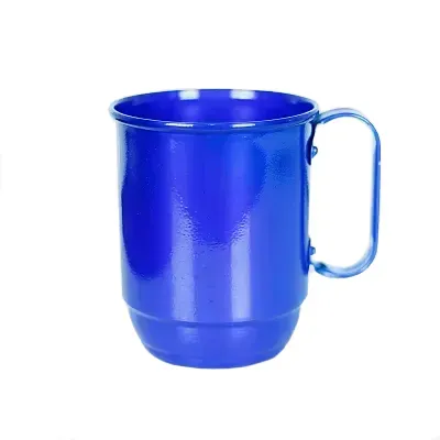 Caneca de alumínio azul