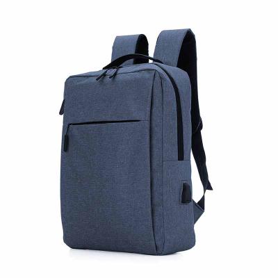 Mochila para notebook com USB azul