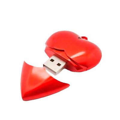 Pen Drive Coração Personalizado 4GB/8GB/16GB/32GB
