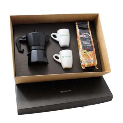 Kit Café com Cafeteira personalizada 