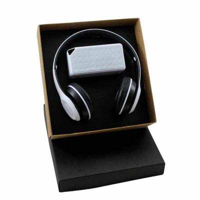 Kit Boas Vindas com fone de ouvido e caixinha de som bluetooth