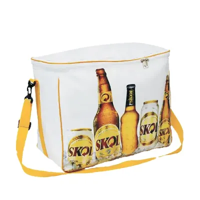Bolsa térmica com alça amarela