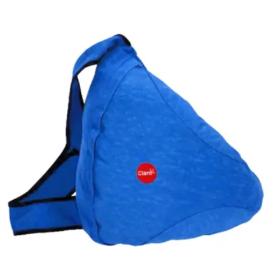Mochila transaversal azul