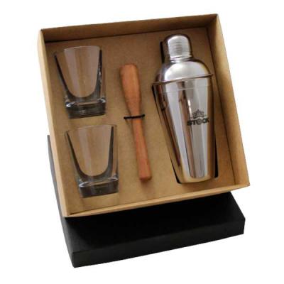 Kit caipirinha com dois copos e socados