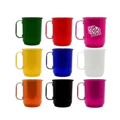 Canecas de alumínio - variadade de cores