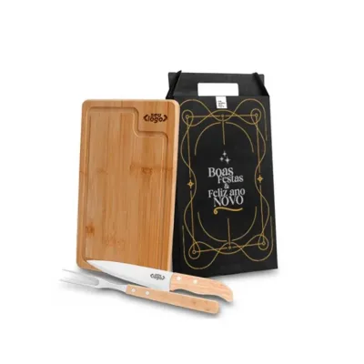 Kit para churrasco em estojo