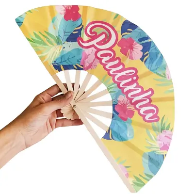 Leque de Tecido Personalizado