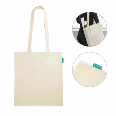 Sacola 100% algodão orgânico 120g