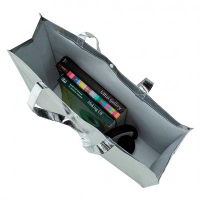 SACOLA TNT METALIZADA GRANDE PERSONALIZADA