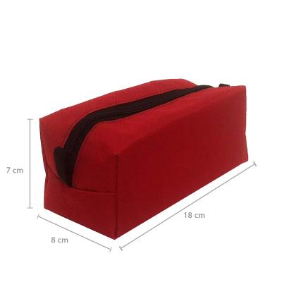 Estojo maquiagem vermelho