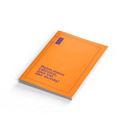 Caderneta - Capa Flexível laranja