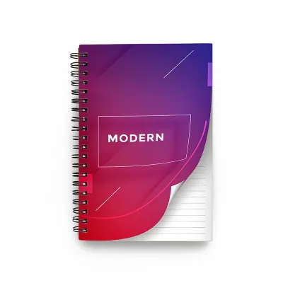 Caderno Capa Flexível Colorida