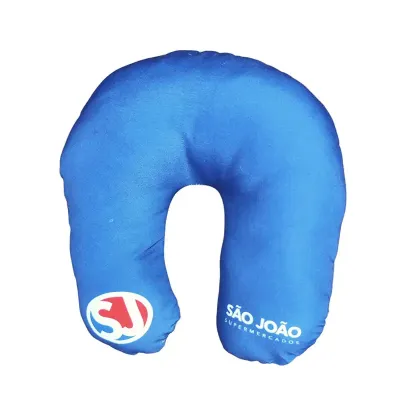 Almofada de Pescoço Azul