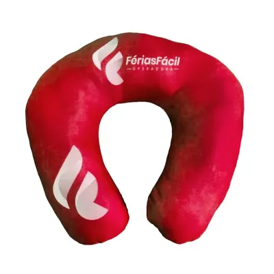 Almofada de Pescoço vermelha