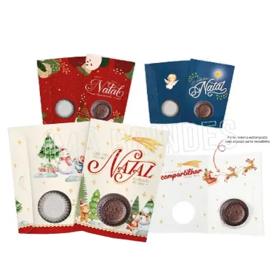 Cartão BVlister Natal com Brigadeiro Leite Ninho