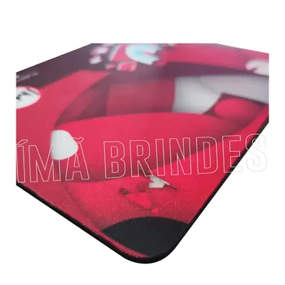 Mouse pad vermelho