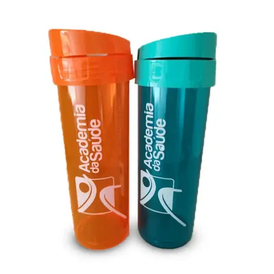 Garrafas Acqua - verde e laranja