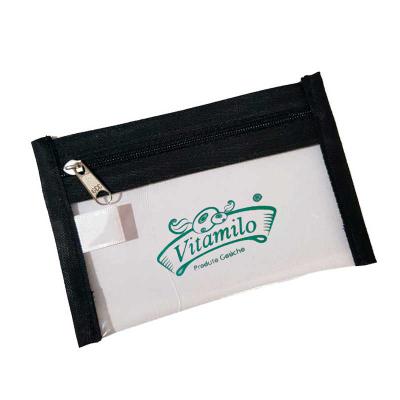 Porta Níquel Moedas Cartão Transparente