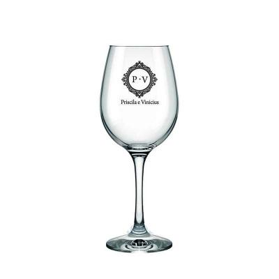 Taça de Vidro de Vinho Barone 385ml Personalizada