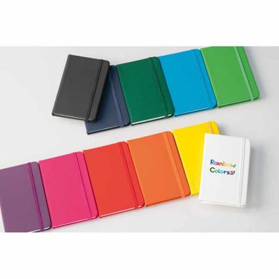 Caderno de bolso - opções de cores