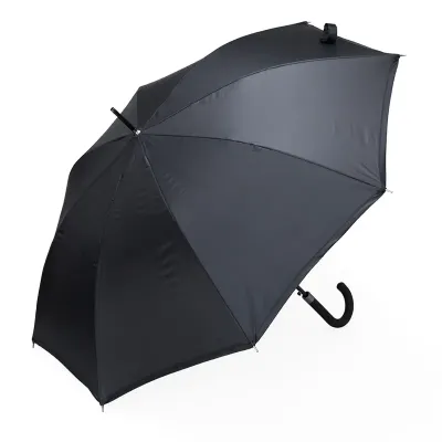 Guarda-chuva aberto na cor preta