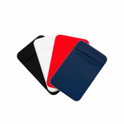 Porta cartão de celular - Cores disponíveis: Preto, Branco, Vermelho e Azul. 