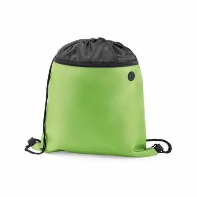 Sacola tipo mochila - Cor: Verde