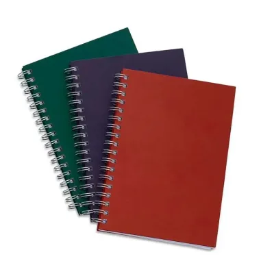 Caderno Capa Kraft - opções de cores