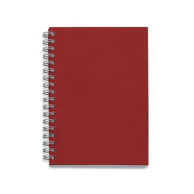Caderno Capa Kraft Vermelho