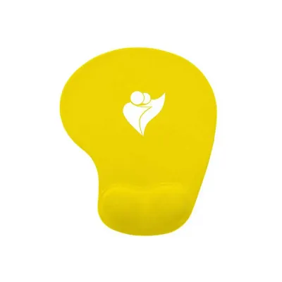 Mouse Pad Ergonômico Amarelo