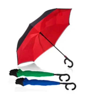 Guarda-chuva com cabo plástico emborrachado - várias cores
